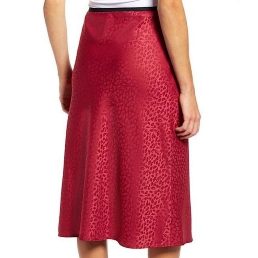 Red Midi Skirt